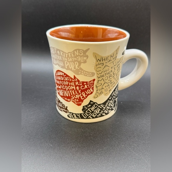 Literary Cat Mug - Kitten Quotes From Famous Writers 12 Oz Coffee Cup - Picture 2 of 8